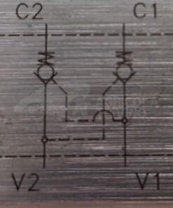 VALVULA DOBLE PILOTADA 3/8 TOPAVI 5 Válvula doble pilotada 3/8 TP302