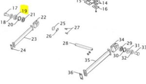 CASQUILLO RETEN 55X85X16MM NEW HOLLAND
