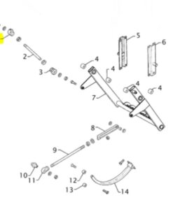 ROTULA PORTA AGUJAS DERECHA NEW HOLLAND