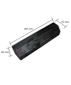 TACO LATERAL PINZA CANGREJO/TENAZA 290X60X75 60H DURO TOPAVI
