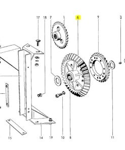 PIÑON CUERPO AP41 /45 WELGER 5 PIÑON CUERPO AP41 /45 WELGER