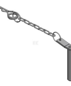 Pasador con cadena 20 x 102 mm