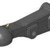 Ojal de remolque K80® Krone Titan, corto XL, XXL, enganche inferior