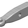 Ojal de remolque Ø40 mm Eje 100 x 65 2-orificio Ø28 mm Stepa DIN 11026