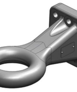 Ojal de remolque Ø90 mm 110 x 100 DIN GOST
