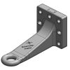 Ojal de remolque Ø50 mm 145 x 145 opción L340 DIN 9678-2