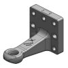 Ojal de remolque Ø40 mm 145 x 145 opción con casquillo DIN 11026