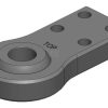 Ojal de remolque 70 x 70 Besson Cat. 4 Ø51 mm