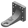 Ojal de remolque Ø50 mm 160 x 160 opción L255 DIN 9678-2