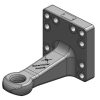 Ojal de remolque Ø40 mm 160 x 160 opción con casquillo DIN 11026