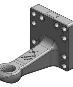 Ojal de remolque Ø40 mm 160 x 160 opción con casquillo DIN 11026