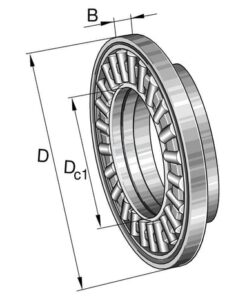 Rodamiento axial de agujas