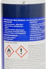 Aerosol de laca lubrificante