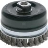 Cepillo de alambre de copa M14 100 mm, acero inoxidable