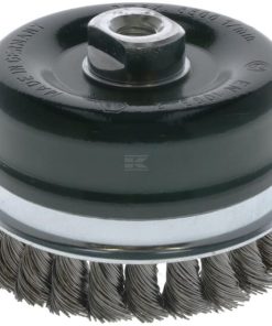 Cepillo de alambre de copa M14 100 mm, acero inoxidable