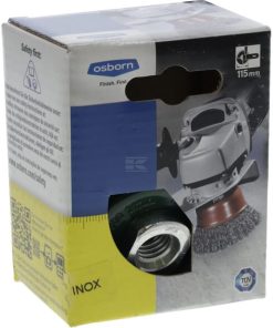 Cepillo de alambre de copa M14 60 mm, de acero inoxidable