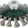 Escobilla de alambre M14 0,5 x 115 mm acero inoxidable