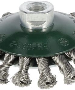 Escobilla de alambre M14 0,5 x 115 mm acero inoxidable