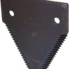 Hoja de cuchillo superior dentada gruesa
