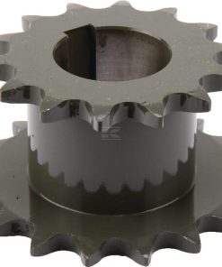 Rueda de cadena doble
