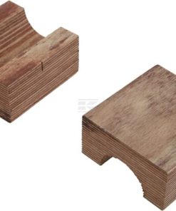 Cojinete de madera para dientes de alimentación