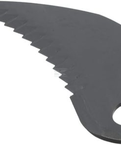 Cuchilla de empacadora con capa de carburo de tungsteno