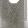 Cuchilla dcha. de segadora 100 x 48 x 3 mm orificio Ø 19 mm adecuada para Claas (paquete de 25 unidades)