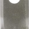 Cuchilla izda. de segadora 100 x 48 x 3 mm orificio Ø 19 mm adecuada para Claas (paquete de 25 unidades)