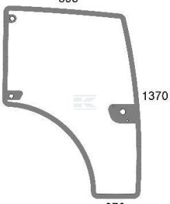 Vidrio de puerta completo