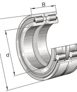 Cylindrical roller bearing 7 Cylindrical roller bearing 25x47x30mm INA/FAG