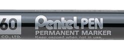 Rotulador N60 negro Pentel