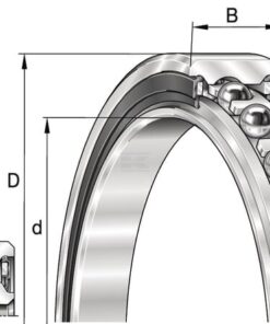 Deep groove ball bearing 190.5x209.55x12.7mm INA/FAG