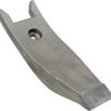 Punta de cultivador 255 x 80 x 18 mm, curvada, 1 orificio, válida para Horsch