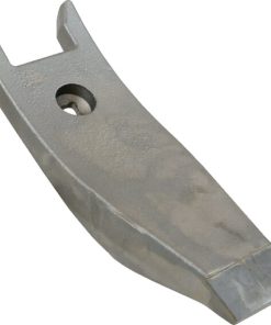 Punta de cultivador 255 x 80 x 18 mm, curvada, 1 orificio, válida para Horsch