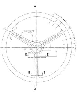 Volante Ø350 mm conex. 24,52