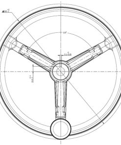 Volante Ø380mm PP017, PVC 7 Volante Ø380mm PP017, PVC