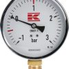 Manómetro 1/2" 100 mm