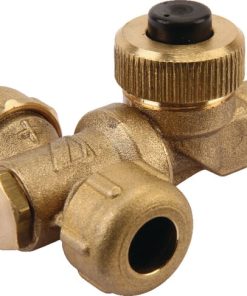 Soporte boquilla latón de 2-vías 1/4" hembra