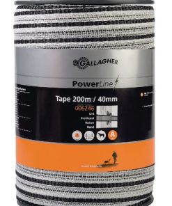 Cinta ancha PL blanca 40mm200m