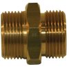 Racor doble latón 3/4"