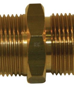 Racor doble latón 3/4"