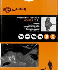 Poste negro para alambre (25)