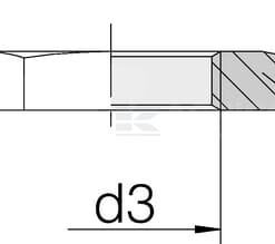 Contratuerca M52x2.00 Acero Voss