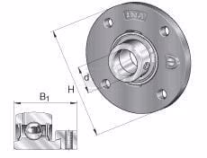 Alojamiento de rodamiento PME/RME 30 2 Alojamiento de rodamiento PME/RME 30