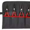 Juego de alicates para circlips, 4 piezas