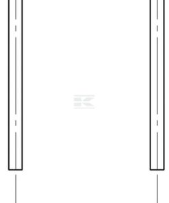 Conector de horquilla 1"