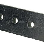 Punta de reja 255 x 78 x 15 mm reversible derecha, plana, 2 orificios, válida para Goizin