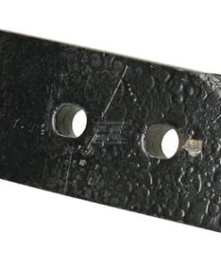 Punta de reja 255 x 78 x 15 mm reversible izquierda, plana, 2 orificios, válida para Goizin