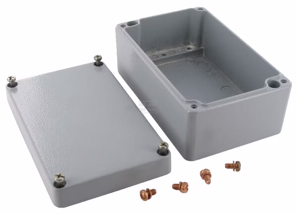 Carcasa, aluminio 80x75x57mm