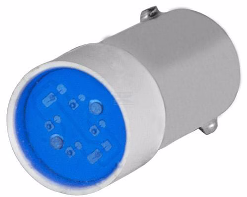 Bombilla LED 240V BA9s azul New-Elfin 1 Bombilla LED 240V BA9s azul New-Elfin